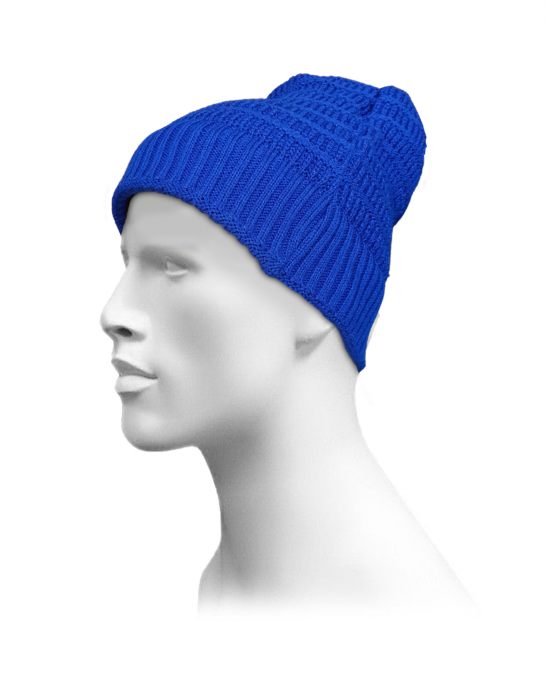 Unisex acrylic  self Designer Cap blue